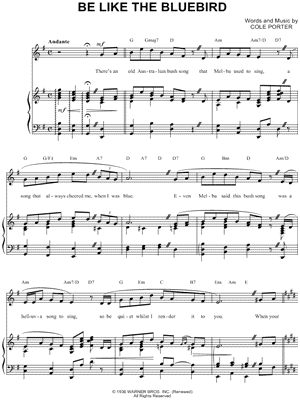 Be Like the Bluebird