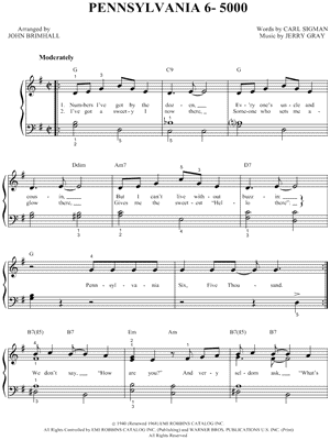 Pennsylvania 6-5000