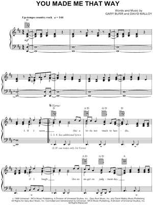 You Made Me That Way