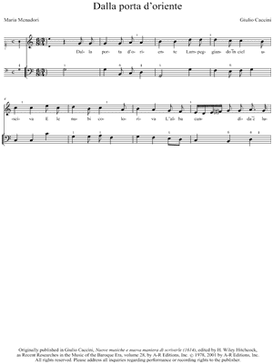 Dalla porta d'oriente