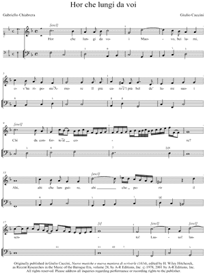 Hor che lungi da voi