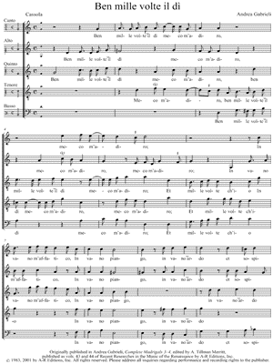 Ben mille volte il dì