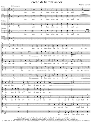 Perchè di fiamm'ancor