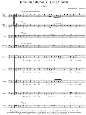 Judicium Salomonis. [12.] Choeur