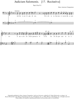 Judicium Salomonis. [17. Recitative]