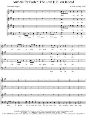 Anthem for Easter: The Lord Is Risen Indeed
