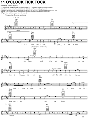 11 O'Clock Tick Tock