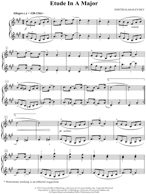 Etude In a Major