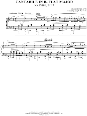 Cantabile In B-Flat Major