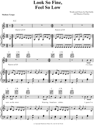 Look So Fine, Feel So Low