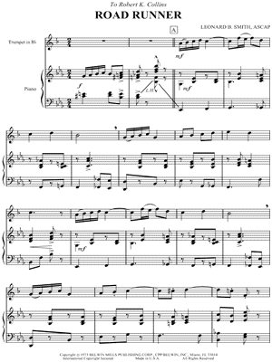 Road Runner - Piano Accompaniment