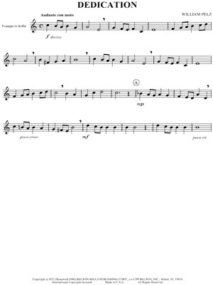 Dedication - Trumpet