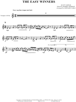 The Easy Winners - Trumpet