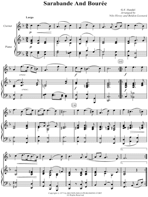 Sarabande and Bouree