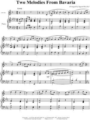 Two Melodies From Bavaria
