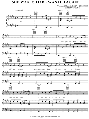 She Wants To Be Wanted Again