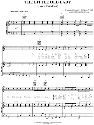 The Little Old Lady From Pasadena