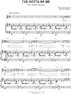 I've Gotta Be Me
