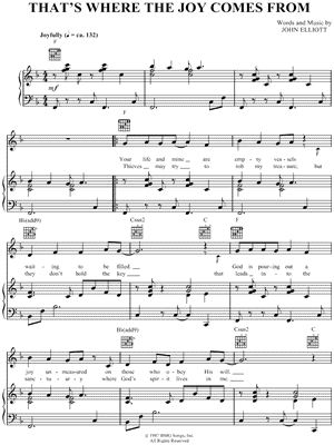 That's Where the Joy Comes From