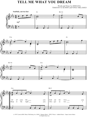 Tell Me What You Dream