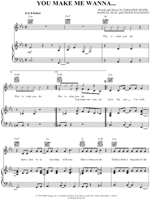 You Make Me Wanna...