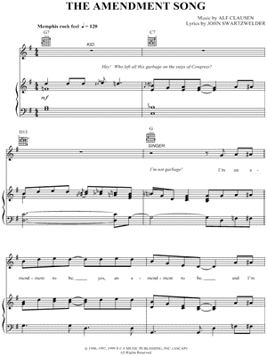 The Amendment Song