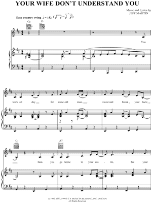 Your Wife Don't Understand You