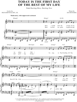 Today Is the First Day of the Rest of My Life