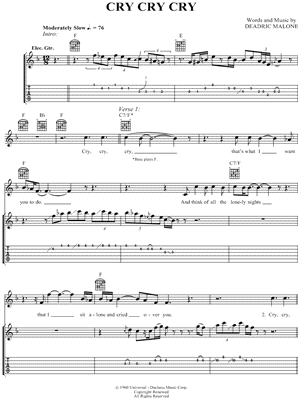 Cry Cry Cry