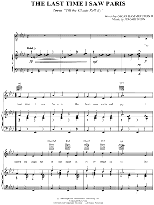 The Last Time I Saw Paris