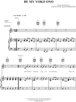 Be My Yoko Ono