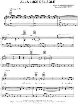 Alla Luce Del Sole