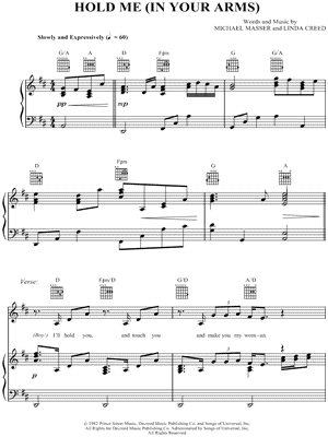 Hold Me (In Your Arms)