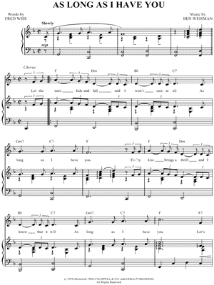 As Long As I Have You