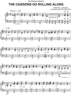 The Caissons Go Rolling Along