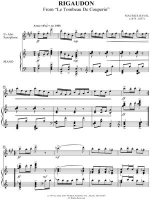 Le Tombeau de Couperin: Rigaudon