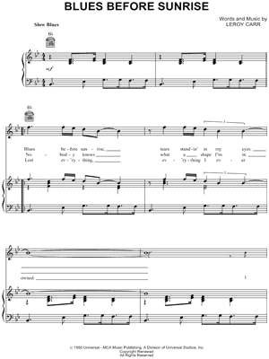 Blues Before Sunrise