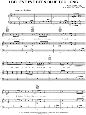 I Believe I've Been Blue Too Long