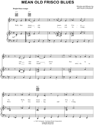 Mean Old Frisco Blues