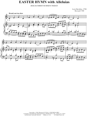 Easter Hymn with Alleluias