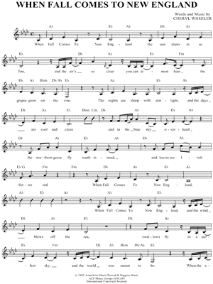 When Fall Comes To New England