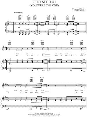 C'etait Toi (You Were the One)