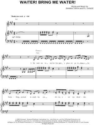 Waiter! Bring Me Water!