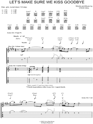 Let's Make Sure We Kiss Goodbye