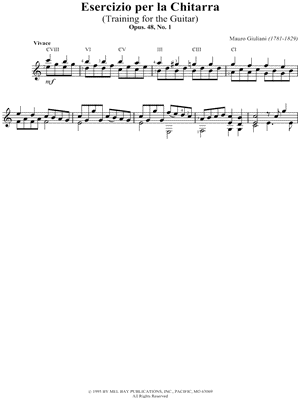 Esercizio Per La Chitarra No. 1