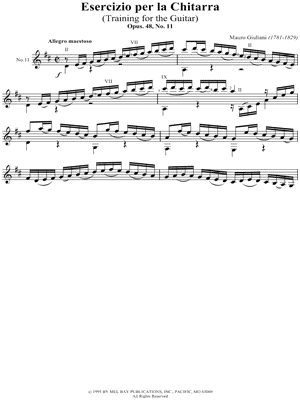 Esercizio Per La Chitarra No. 11