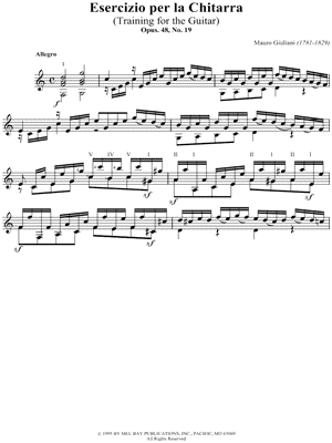 Esercizio Per La Chitarra No. 19