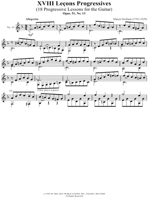 XVIII Lecons Progressives No. 13