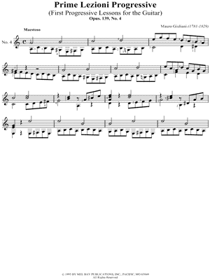 Prime Lezioni Progressive No. 4