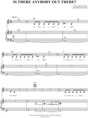 Is There Anybody Out There?